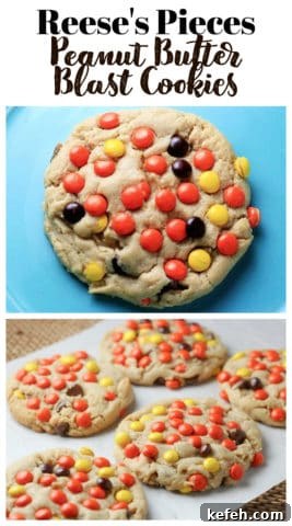 soft-batch peanut butter cookie recipe reese's pieces