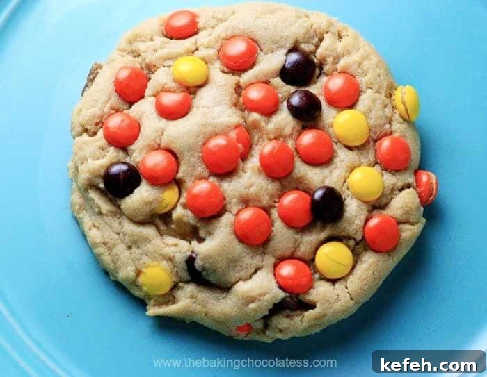 Reese's Pieces Peanut Butter Blast Cookies Recipe 3 soft-batch peanut butter cookie recipe reese's pieces