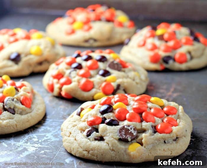 Reese's Pieces Peanut Butter Blast Cookies Recipe 4 soft-batch peanut butter cookie recipe reese's pieces