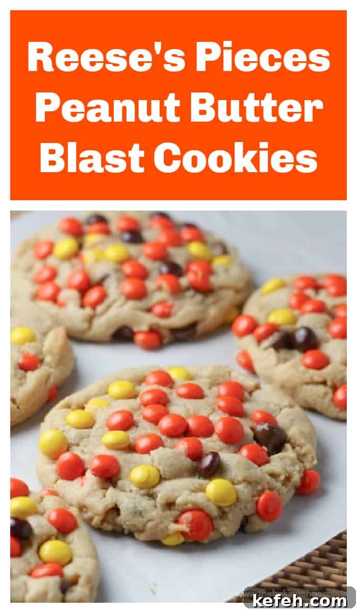 Reese's Pieces Peanut Butter Blast Cookies Recipe 6 soft-batch peanut butter cookie recipe reese's pieces