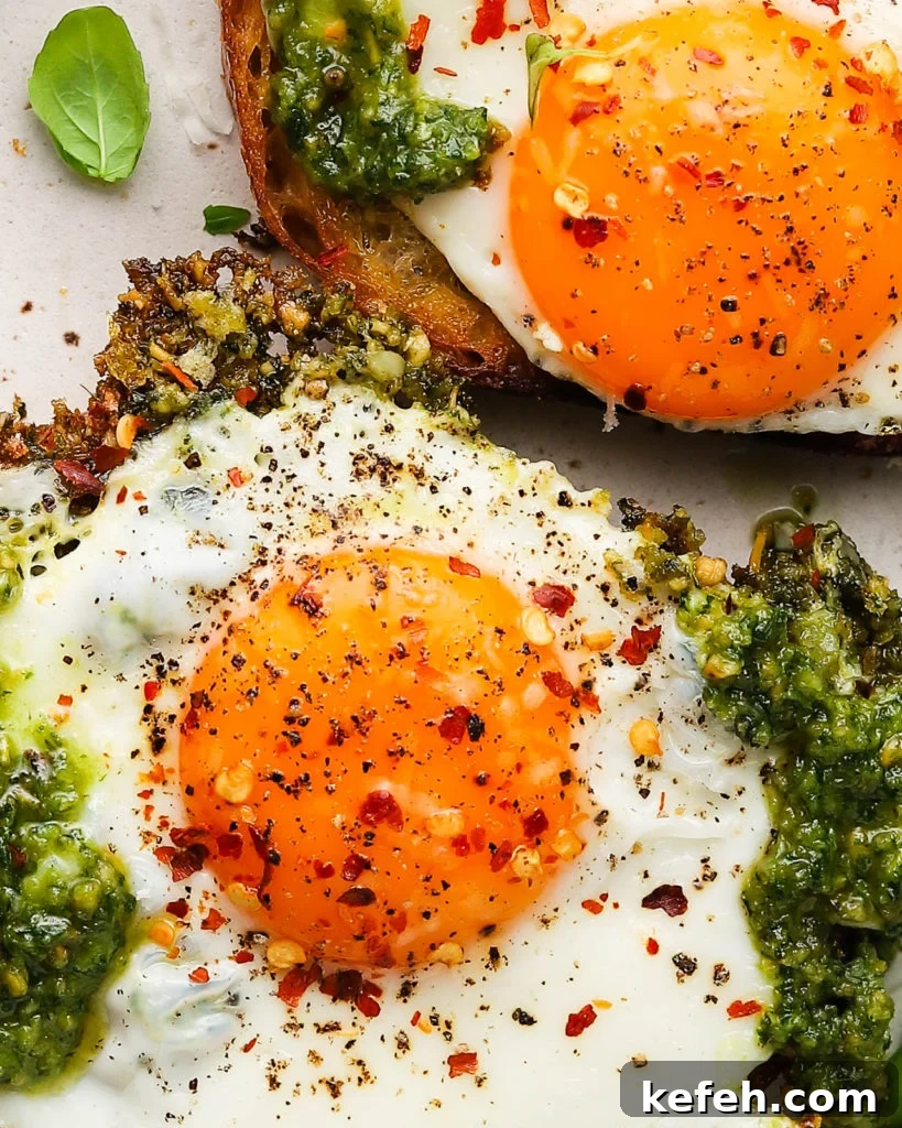Viral TikTok Pesto Eggs on Toast Recipe for Quick Breakfast 4 Pesto Eggs