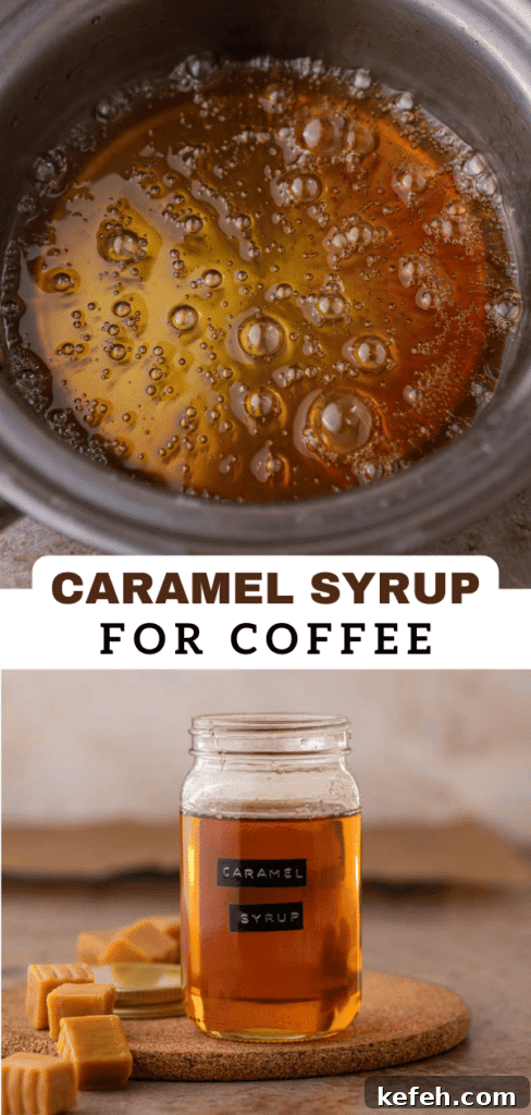 Homemade Caramel Coffee Syrup Recipe for Café-Quality Drinks 11 Caramel syrup for coffee