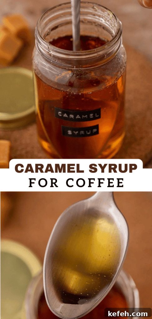 Homemade Caramel Coffee Syrup Recipe for Café-Quality Drinks 12 Caramel syrup for coffee
