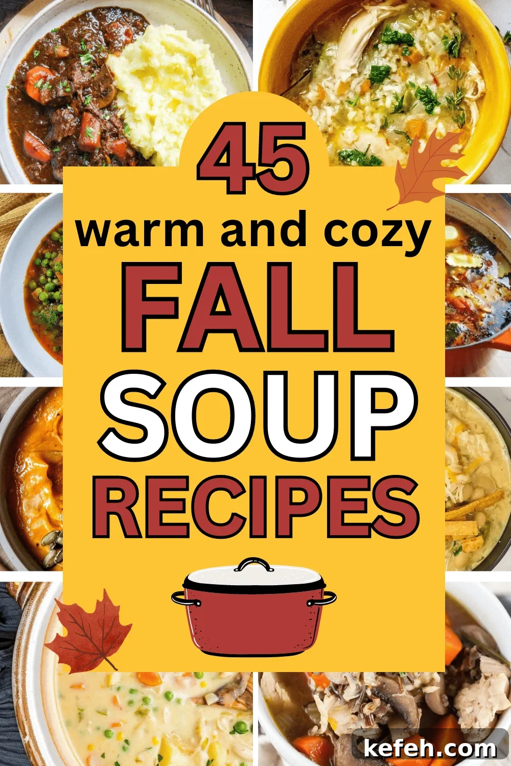 The best cozy autumn soup recipes! Hearty fall soup ideas easy recipes, easy autumn soup recipes, easy fall soup recipes healthy, autumn soup recipes healthy, fall soups and stews comfort foods healthy, fall soups and stews healthy vegetarian, best soup recipes ever homemade, easy fall dinner ideas soup, best slow cooker soup recipes healthy, fall soup stew recipes, best fall stew recipes, fall stew recipes vegetarian, hearty soup recipes comfort foods, fall stew recipes crock pot cold weather.