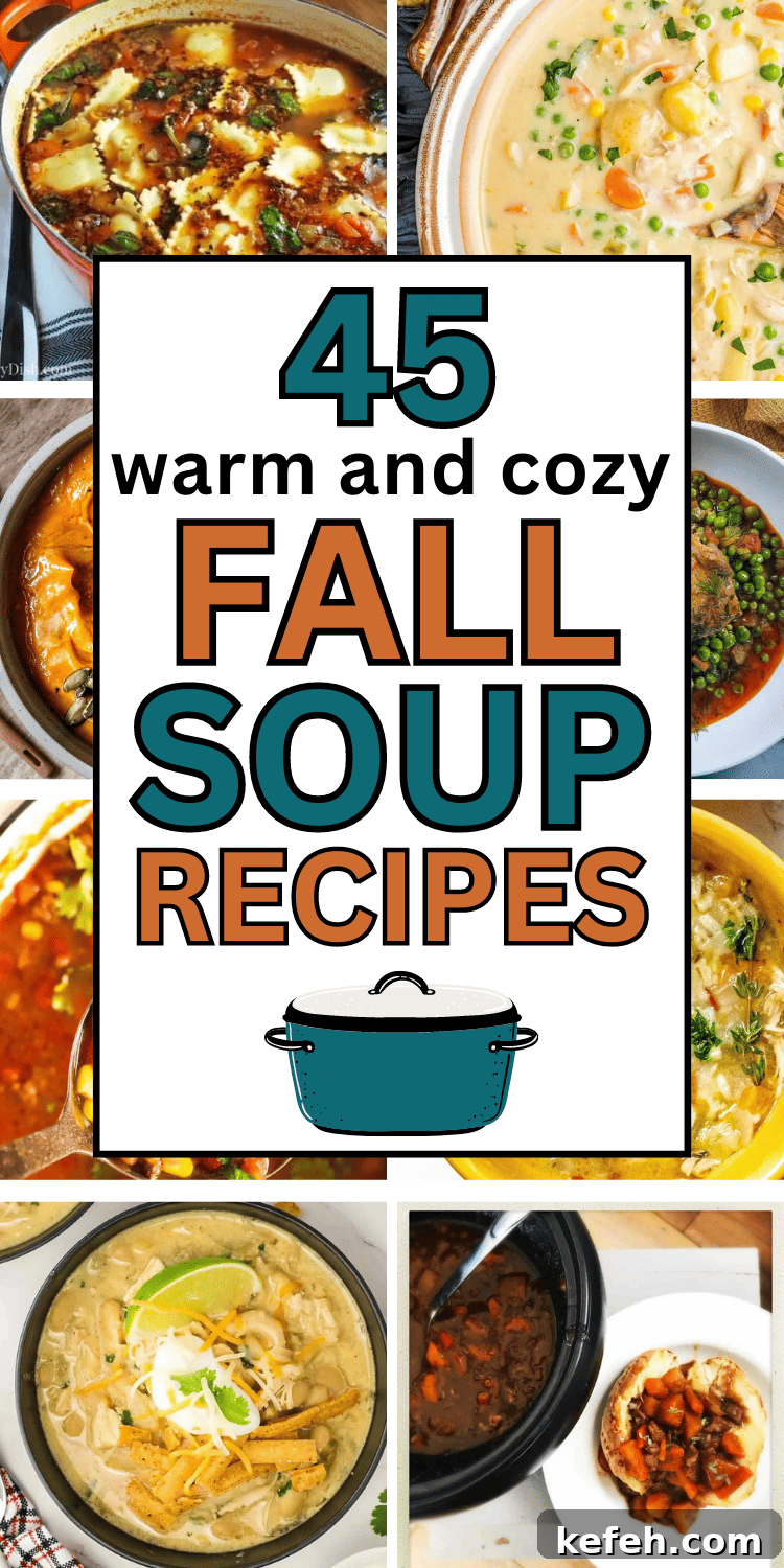 The best cozy autumn soup recipes! Hearty fall soup ideas easy recipes, easy autumn soup recipes, easy fall soup recipes healthy, autumn soup recipes healthy, fall soups and stews comfort foods healthy, fall soups and stews healthy vegetarian, best soup recipes ever homemade, easy fall dinner ideas soup, best slow cooker soup recipes healthy, best fall soup stew recipes, fall soup aesthetic, fall stew recipes vegetarian, hearty soup recipes comfort foods, fall stew recipes crock pot cold weather