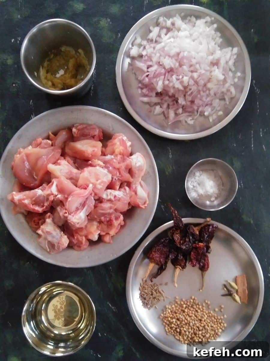 Chicken Roast Ingredients