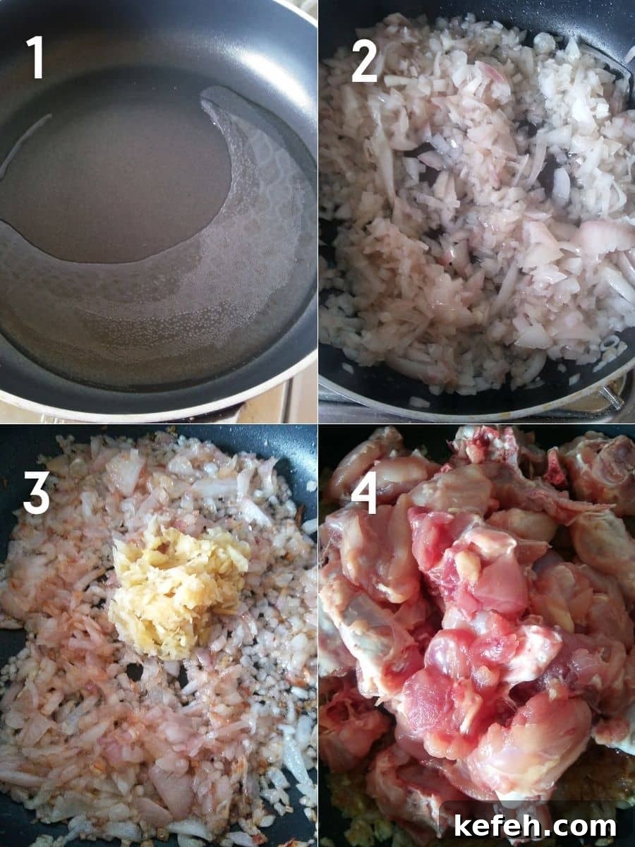 Chicken Roast Making Steps 