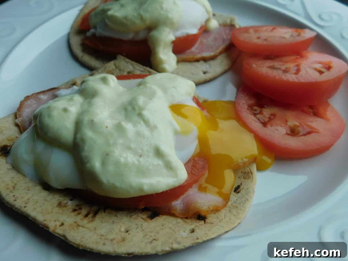 Flat Out Eggs Benedict: Fluffy English Muffin-Free Recipe 7 img 8940 6