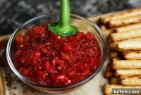 Sweet and Spicy Red Bell Pepper Relish Recipe for Grilled Meats