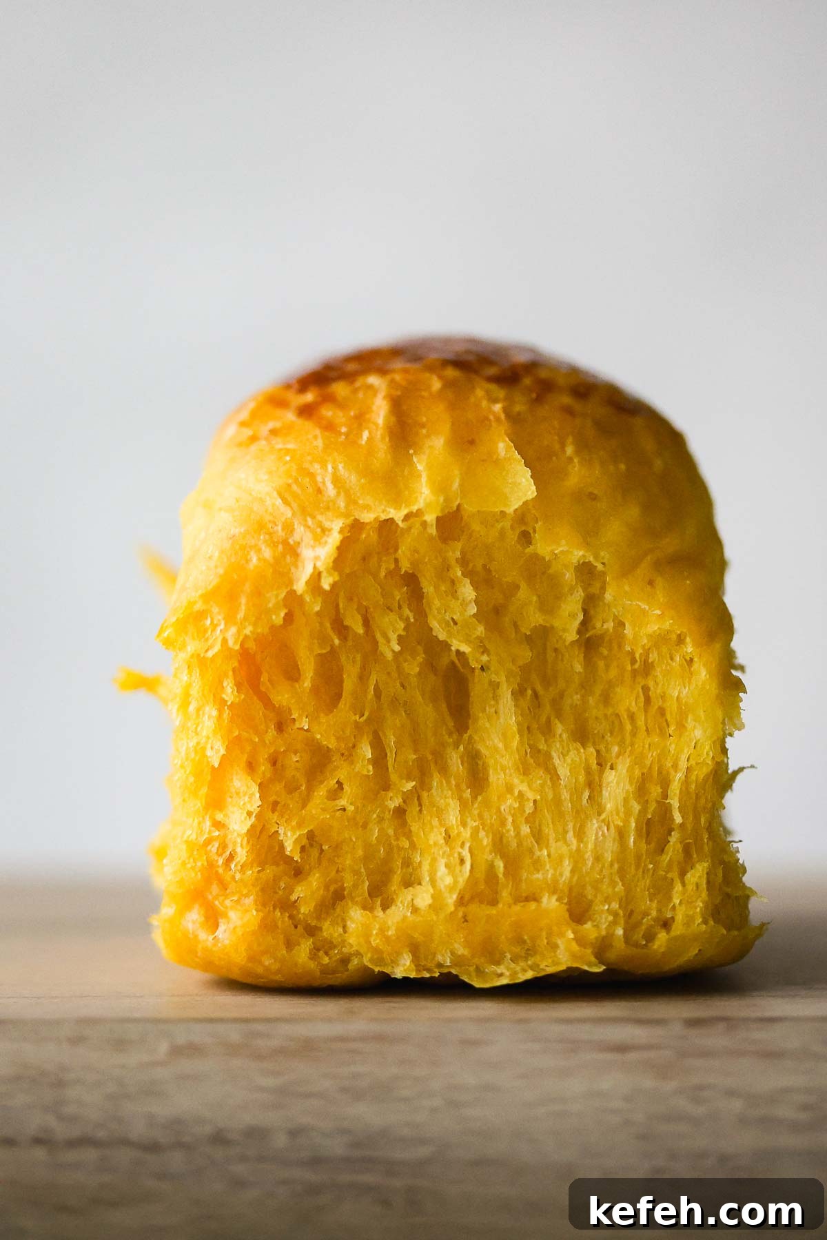Pumpkin bun crumb.