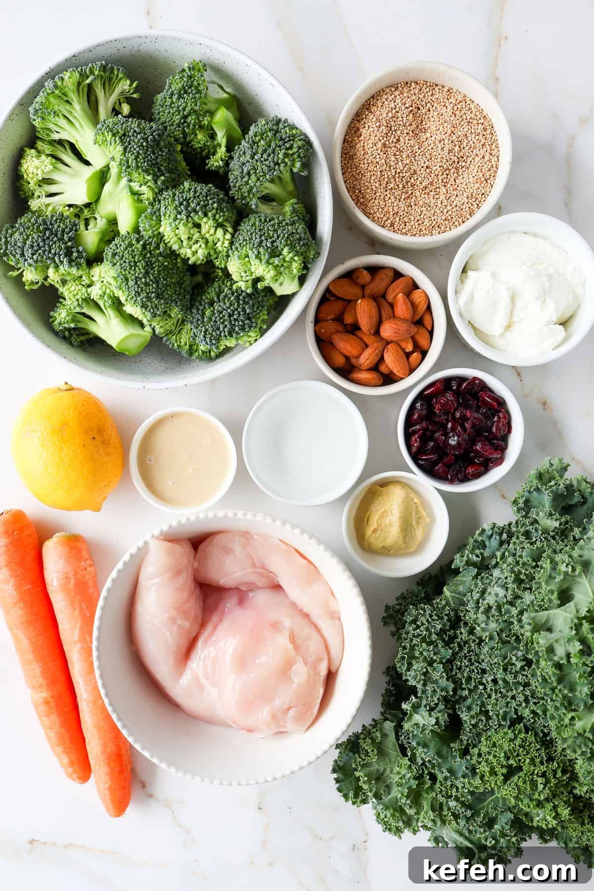 Ingredients shown to make the recipe.