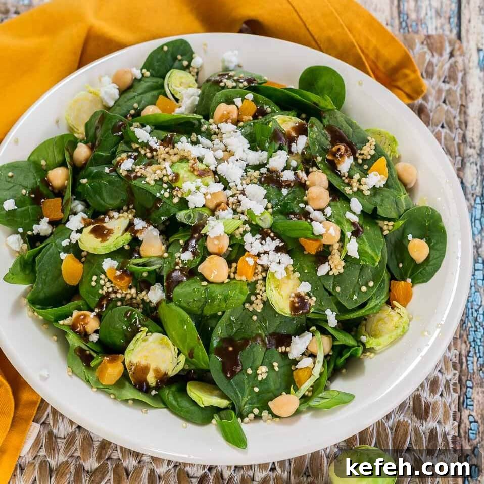 Popeye Approved Vegetarian Spinach Power Salad
