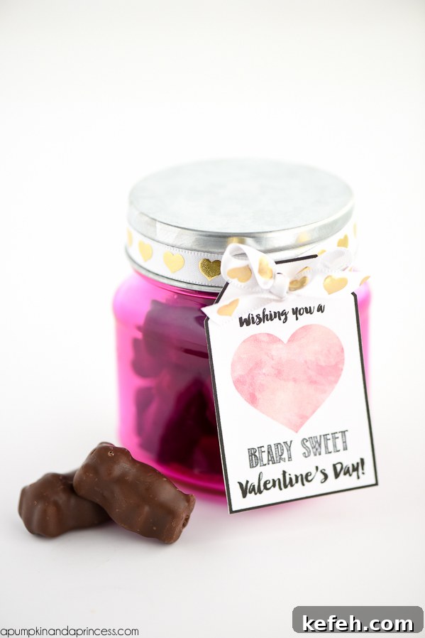 Gummy Bear Valentine Printable