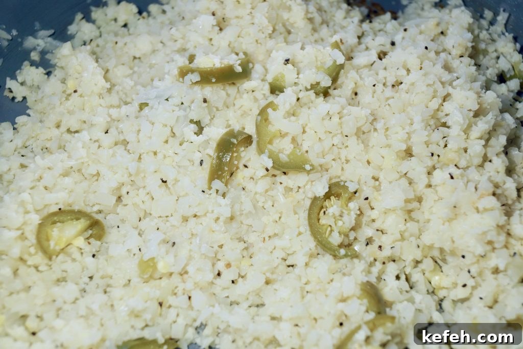 jalapeño lime cauliflower rice #jalapenolimecauliflowerrice
