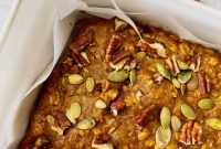 Pumpkin Oatmeal Breakfast Bars