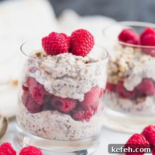 Raspberry Overnight Oats