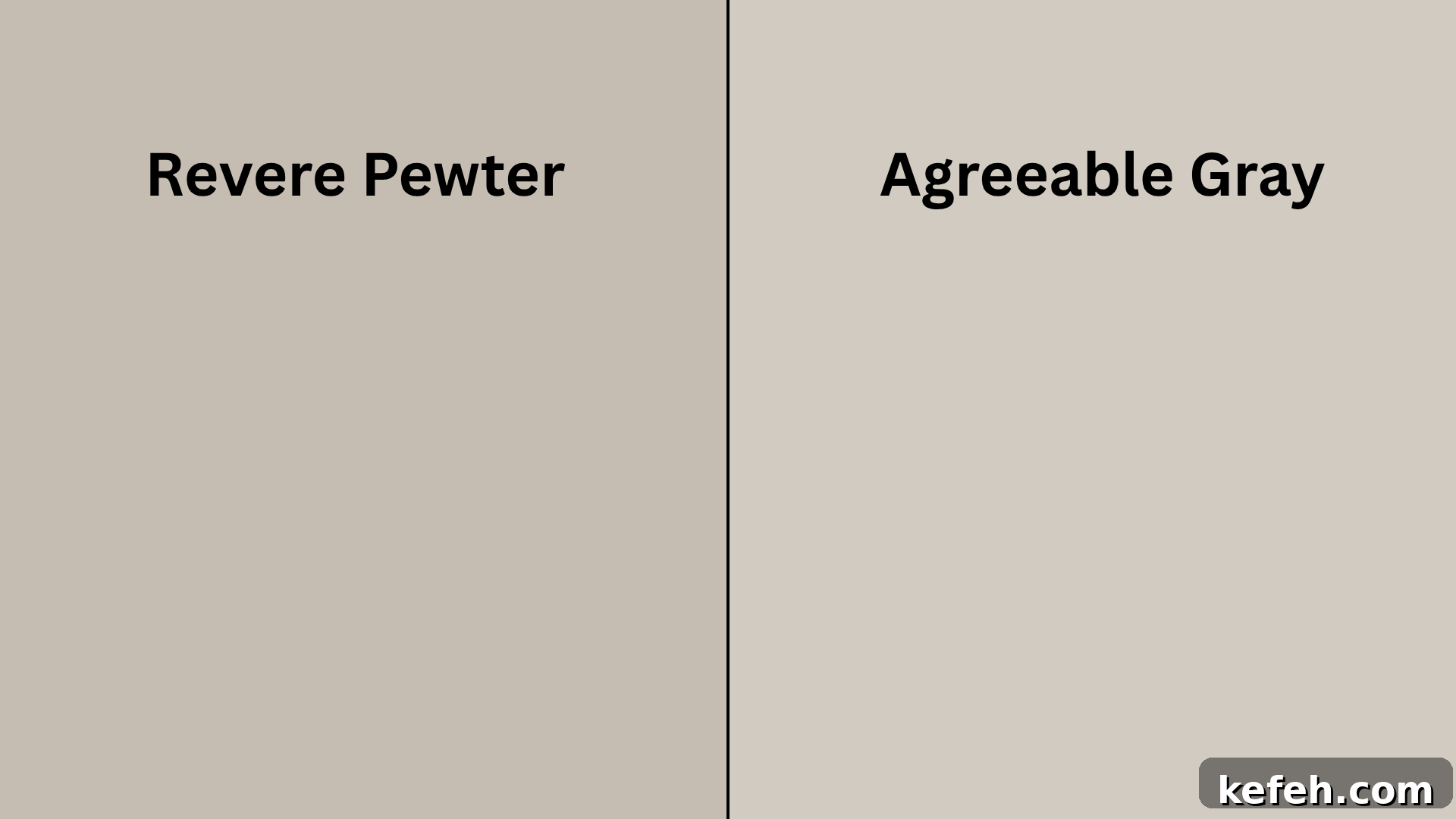 Revere Pewter HC-172 vs Agreeable Gray SW 7029: How They Compare 2 How Lighting Affects Them