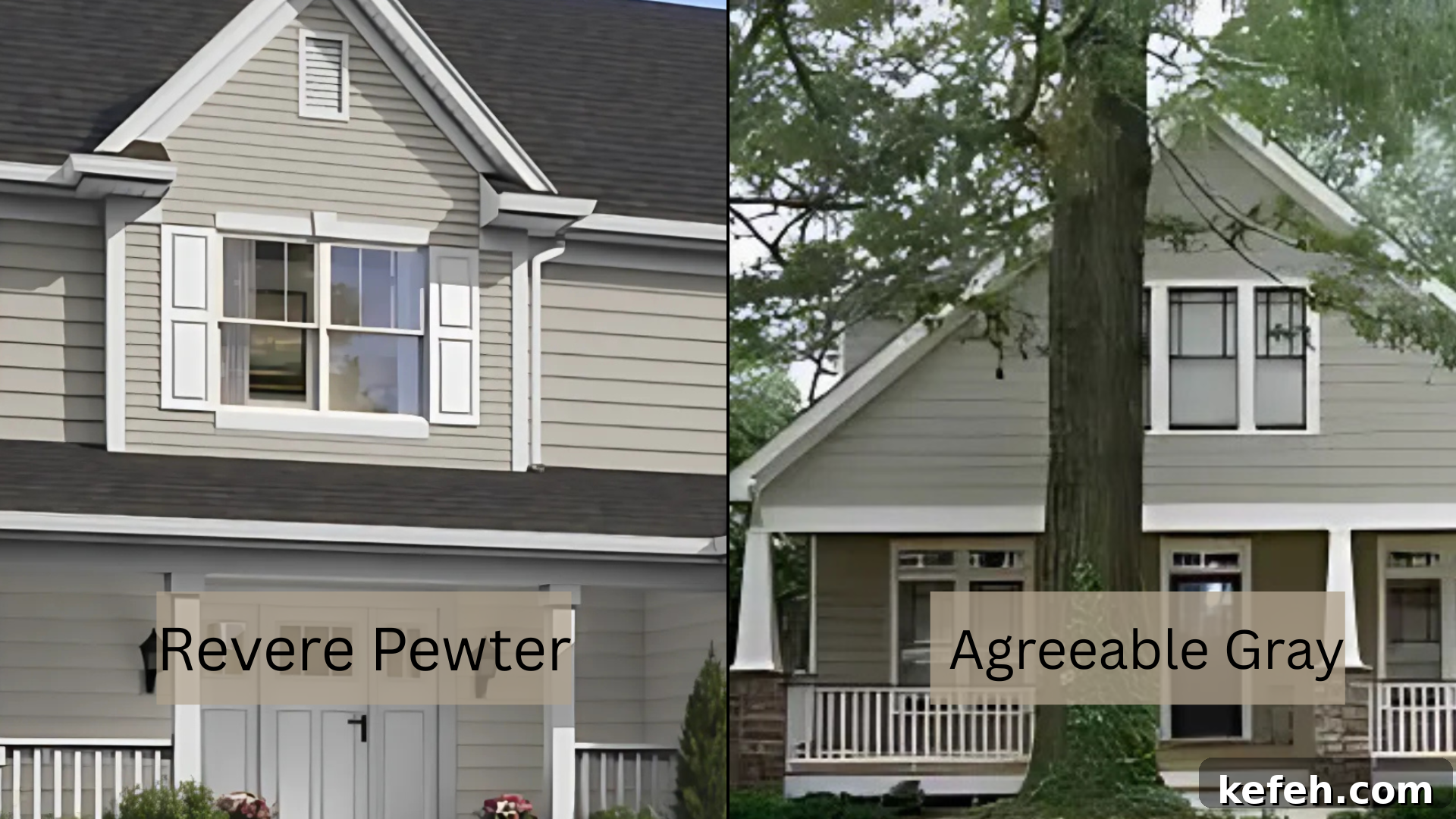 Revere Pewter HC-172 vs Agreeable Gray SW 7029: How They Compare 6 Exteriors & Outdoor Applications