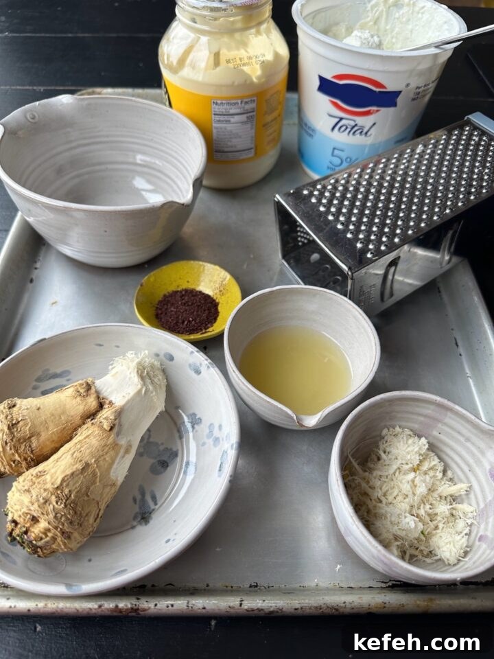 Middle Eastern Salmon Burger Recipe with Zaatar and Tahini 5 sauce ingredient shot