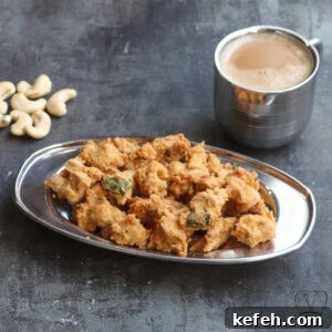 Crispy Munthiri Pakoda (Cashew Pakoda) Recipe 3 Cashew Pakoda final