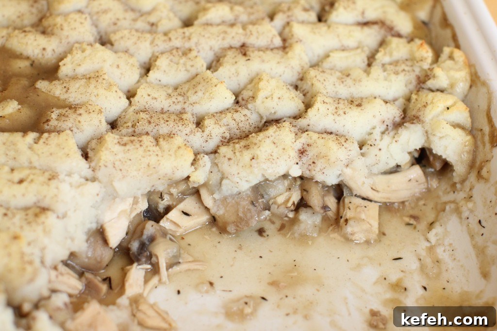 Cheesy Turkey and Potato Puff (Cottage Pie Style) 3 leftover turkey and potato puff - or cottage pie
